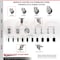 Service Caster 3 Inch 316SS Thermoplastic Rubber Swivel 1-1/8 Inch Stem Caster Set Brake SCC SCC-SS316EX20S314-TPRB-TLB-118-4 - alternate 4